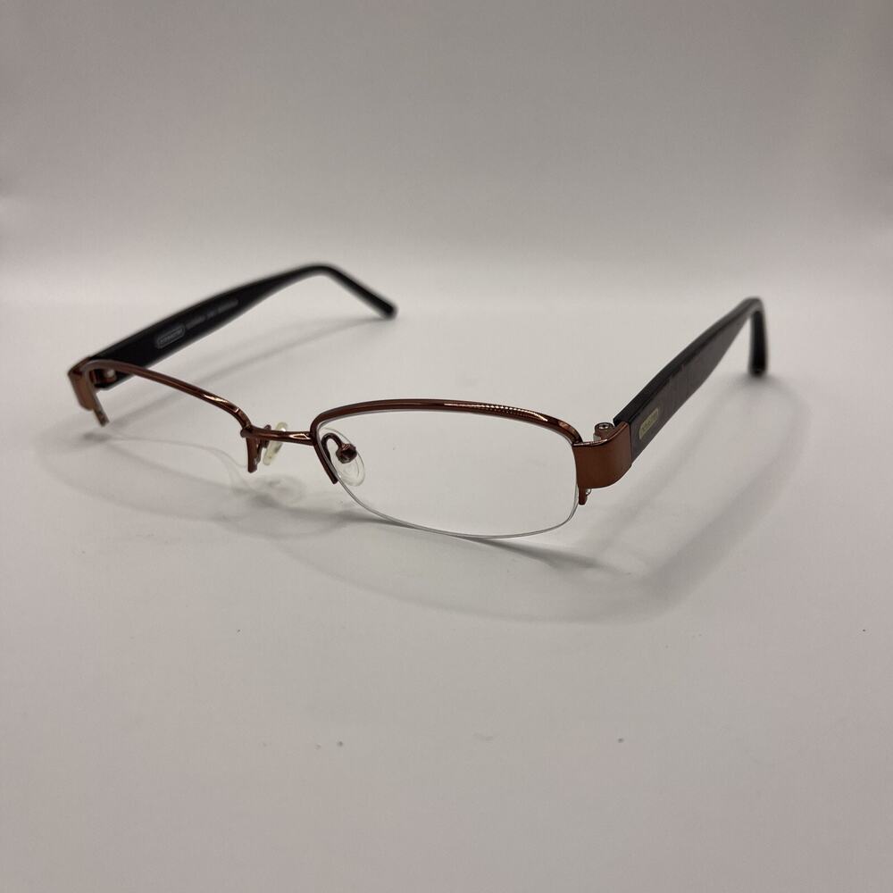 Coach Eyeglasses SUZANNA 246 BORDEAUX Red Oval Half Rim 50-17-135 *Frames Only*